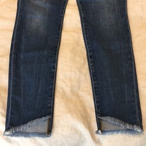 High rise skinny jeans